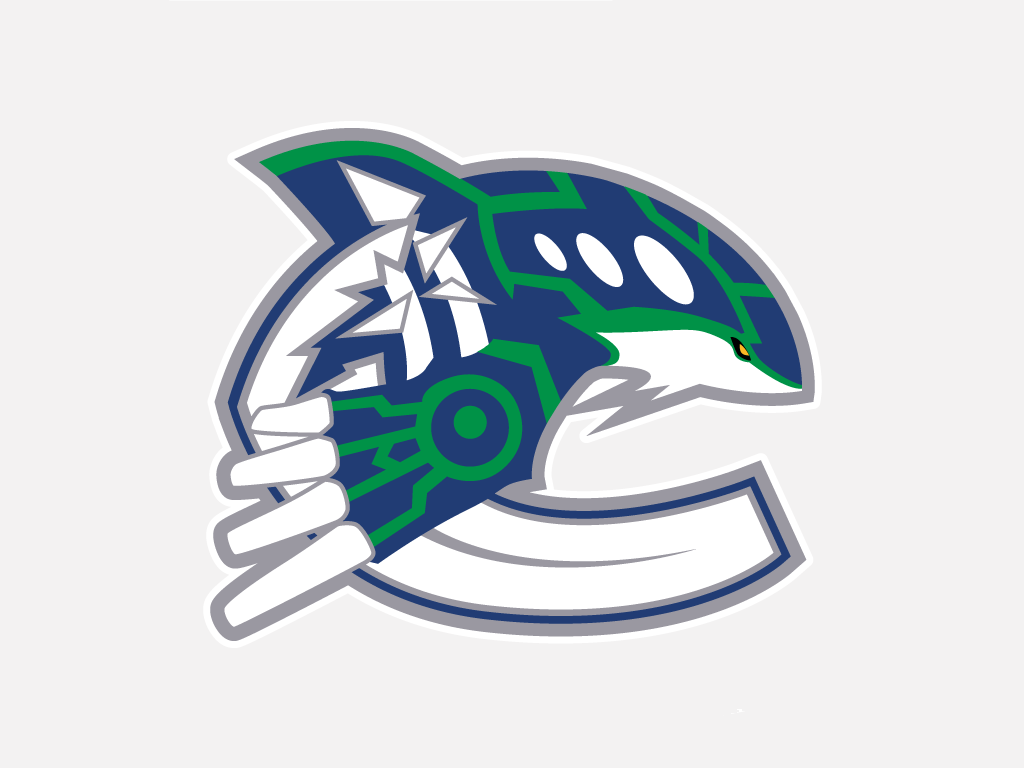 Vancouver Kynucks logo iron on transfers